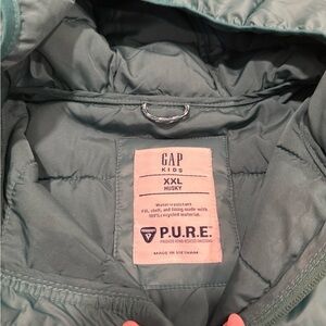 GAP Kids Puffer Jacket - Dark Green